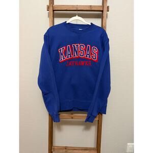 Kansas Jayhawks Sweatshirt - Crewneck - size medium - Big Cotton